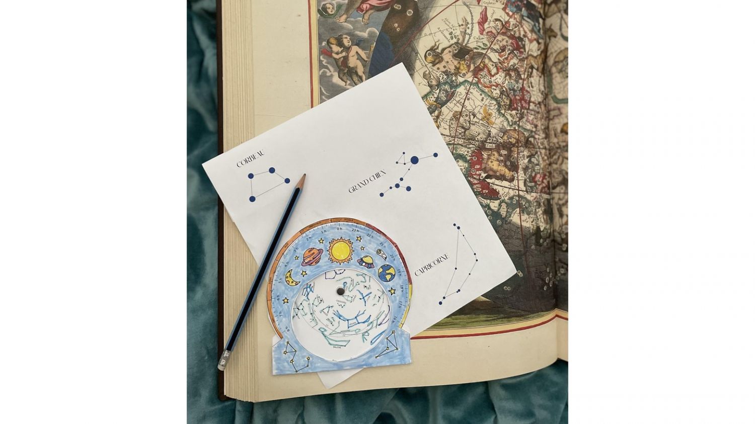 Illustration de l'événement Atelier enfant vacances d’automne : carte du ciel