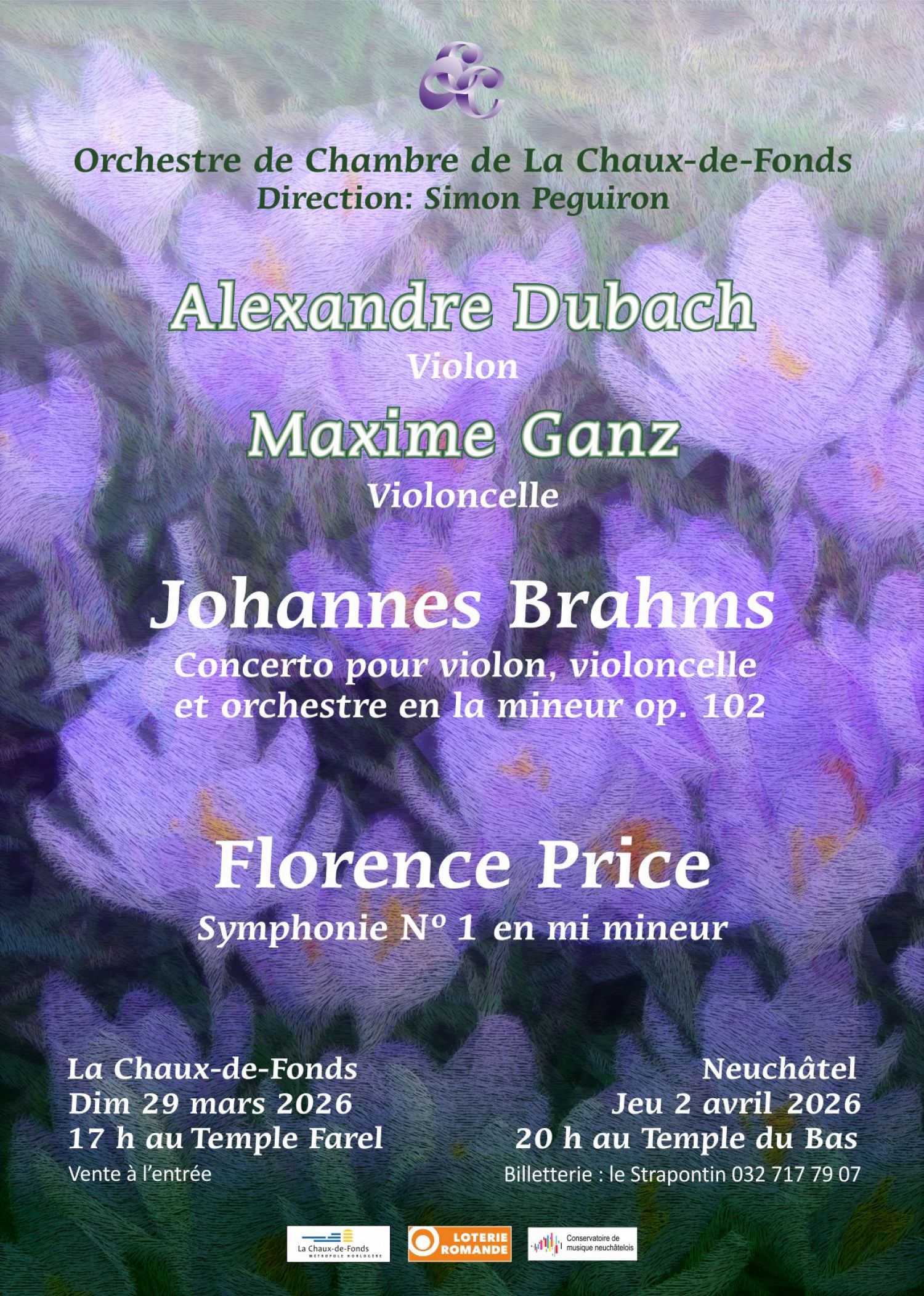 Illustration de l'événement Double concerto de Brahms