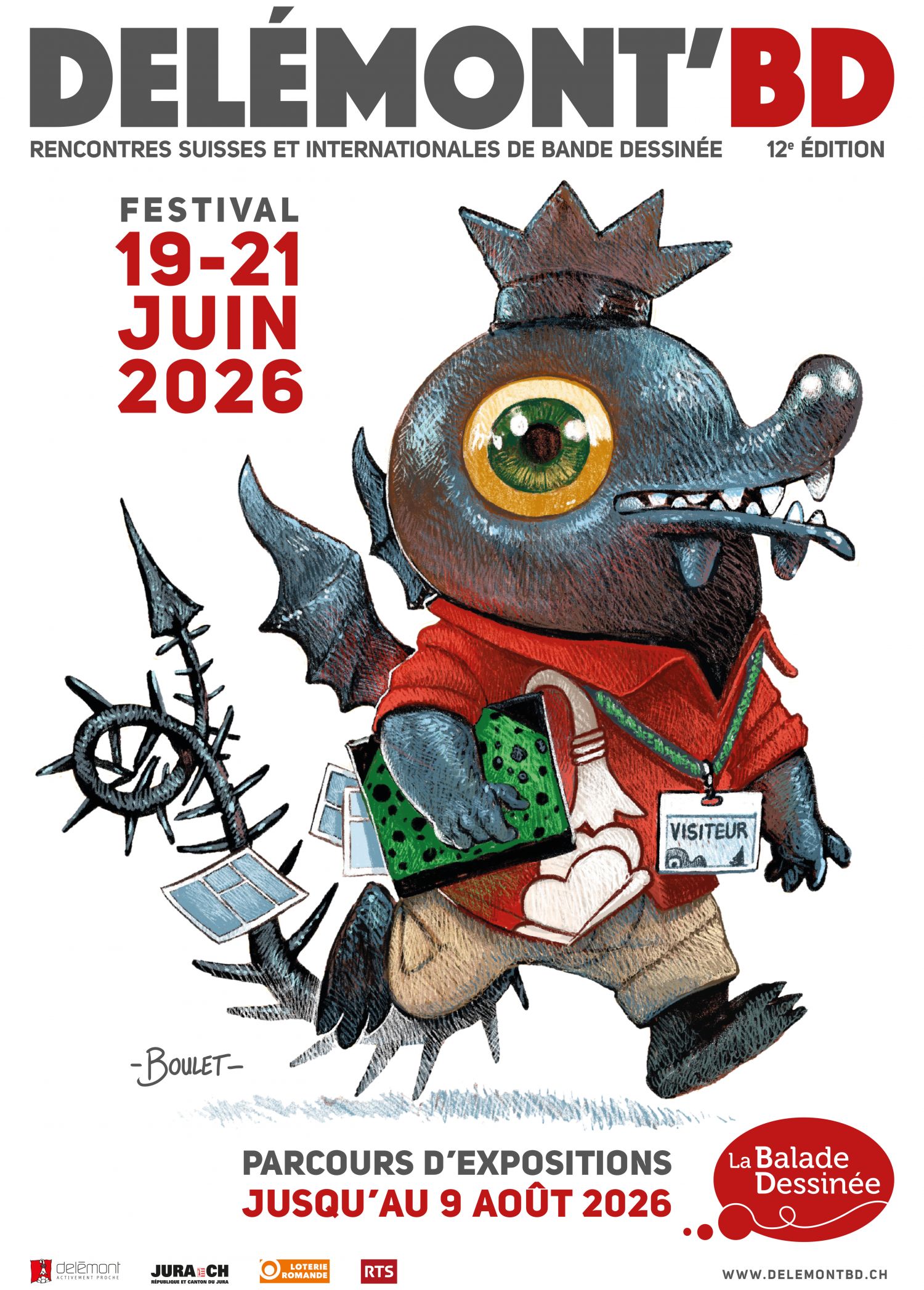 Illustration de l'événement Delémont’BD 2026 - 12ème édition