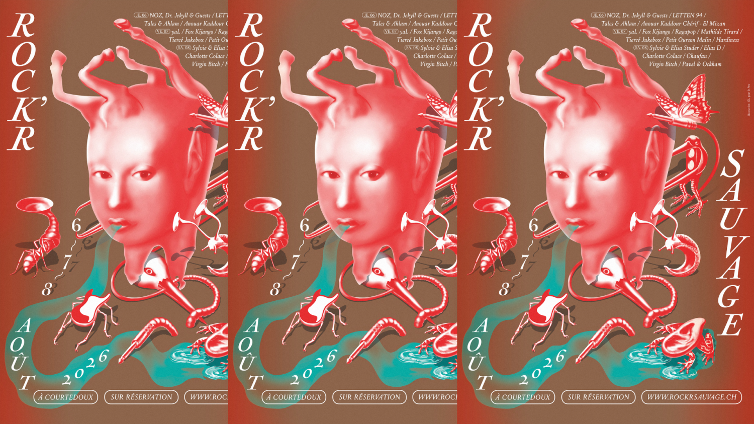 Illustration de l'événement Festival Rock'R Sauvage - Cinquième édition