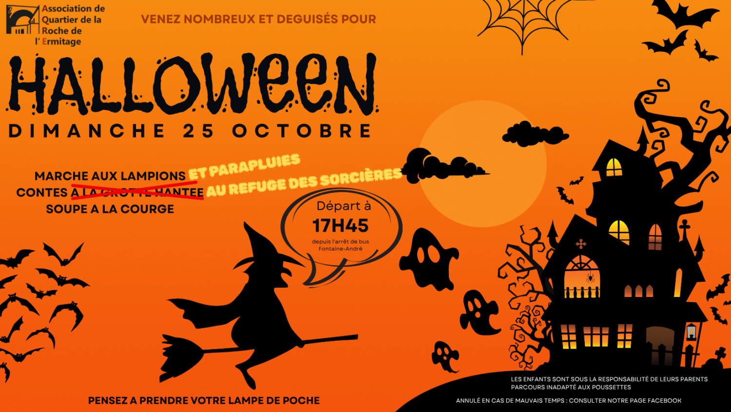 Illustration de l'événement Halloween - marche aux lampions