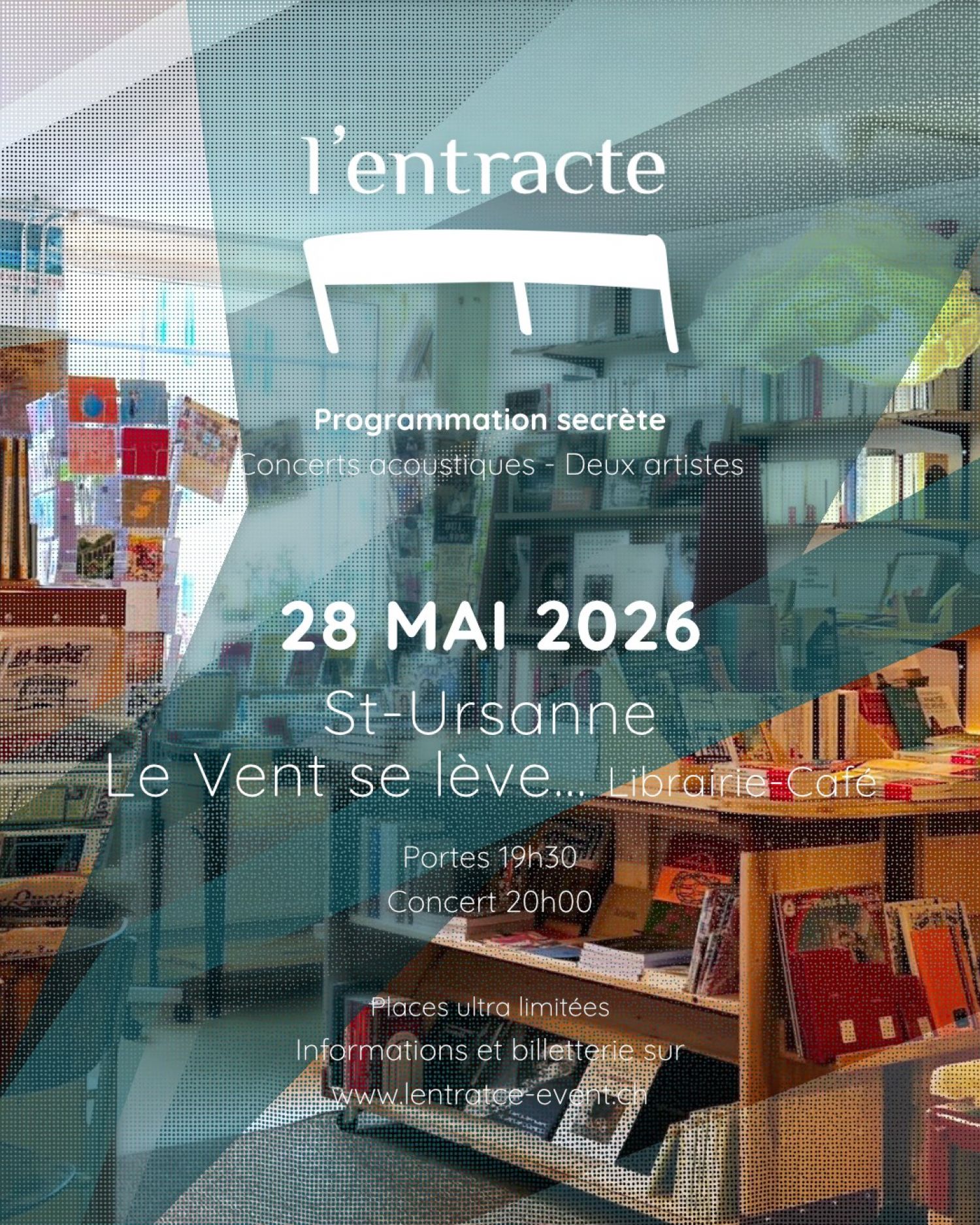 Illustration de l'événement Concert secret en collaboration avec L’Entracte