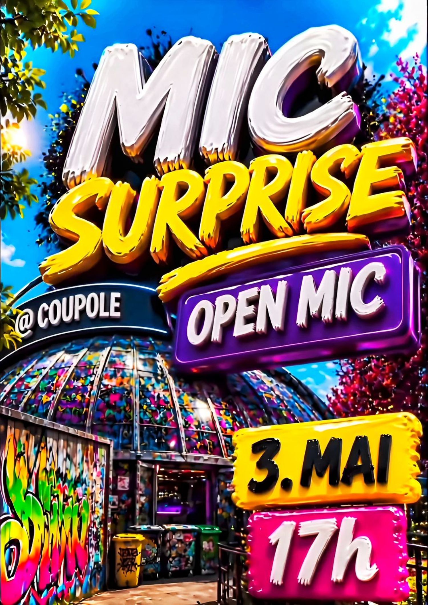 Illustration de l'événement Mic Surprise - Open Mic