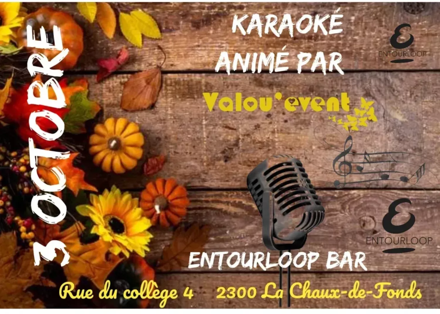 Illustration de l'événement Soirée Karaoké avec Valou Event