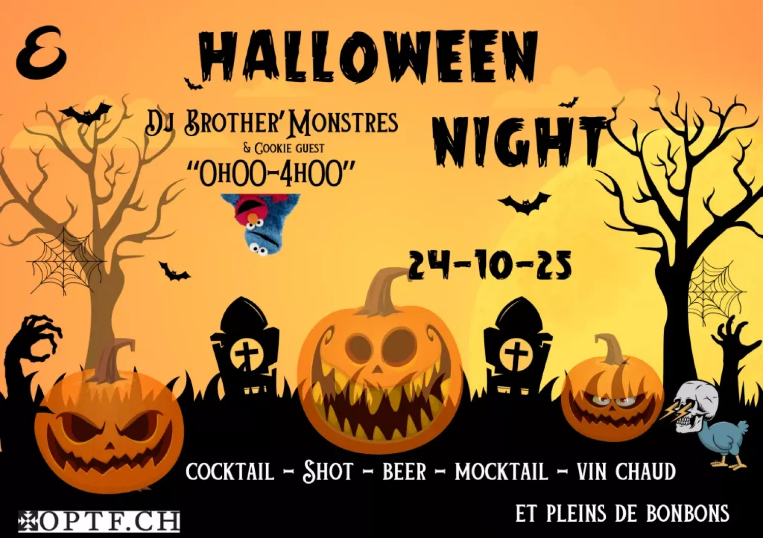 Illustration de l'événement Halloween à L'Entourloop