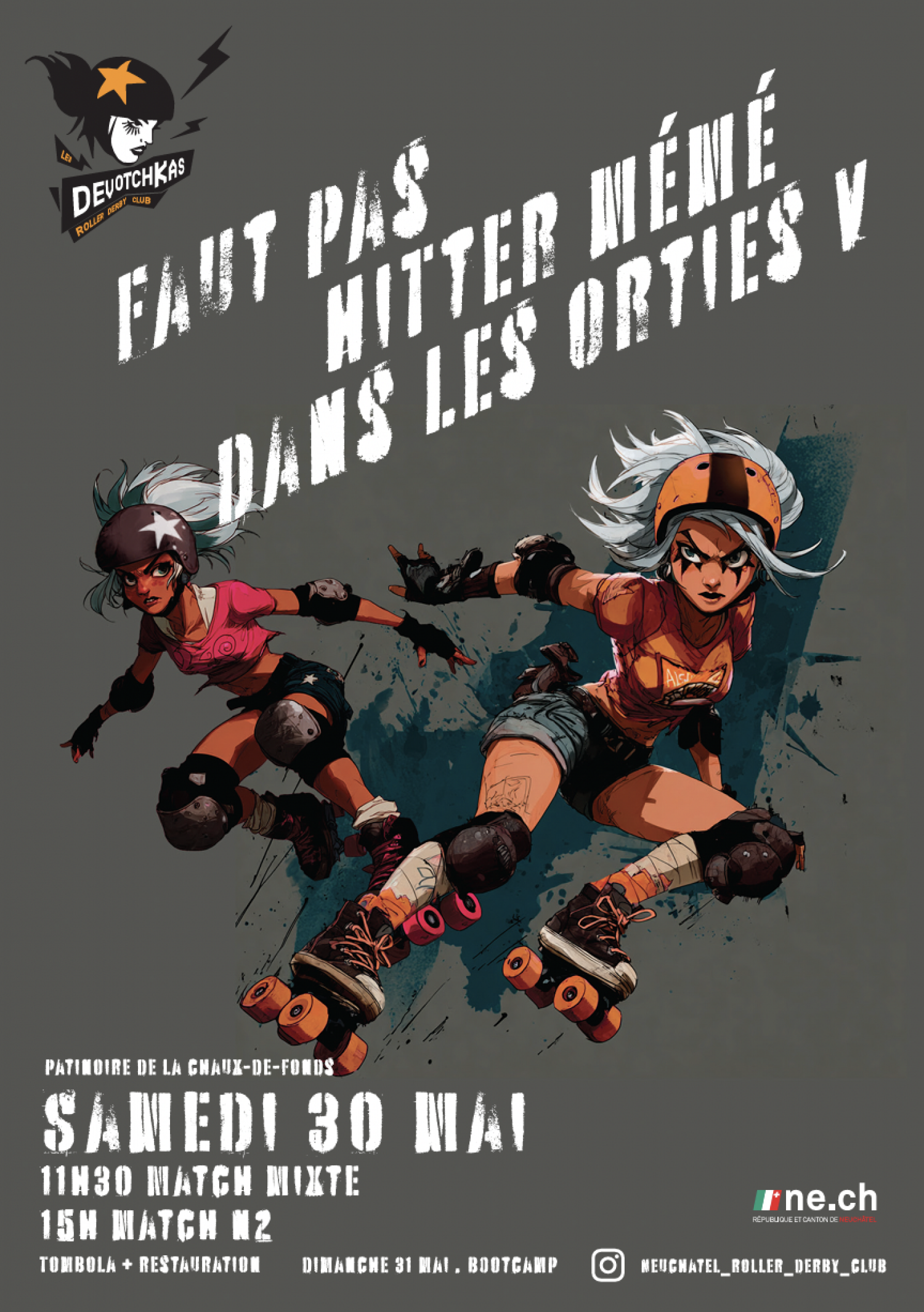 Illustration de l'événement Faut pas hitter mémé dans les orties V