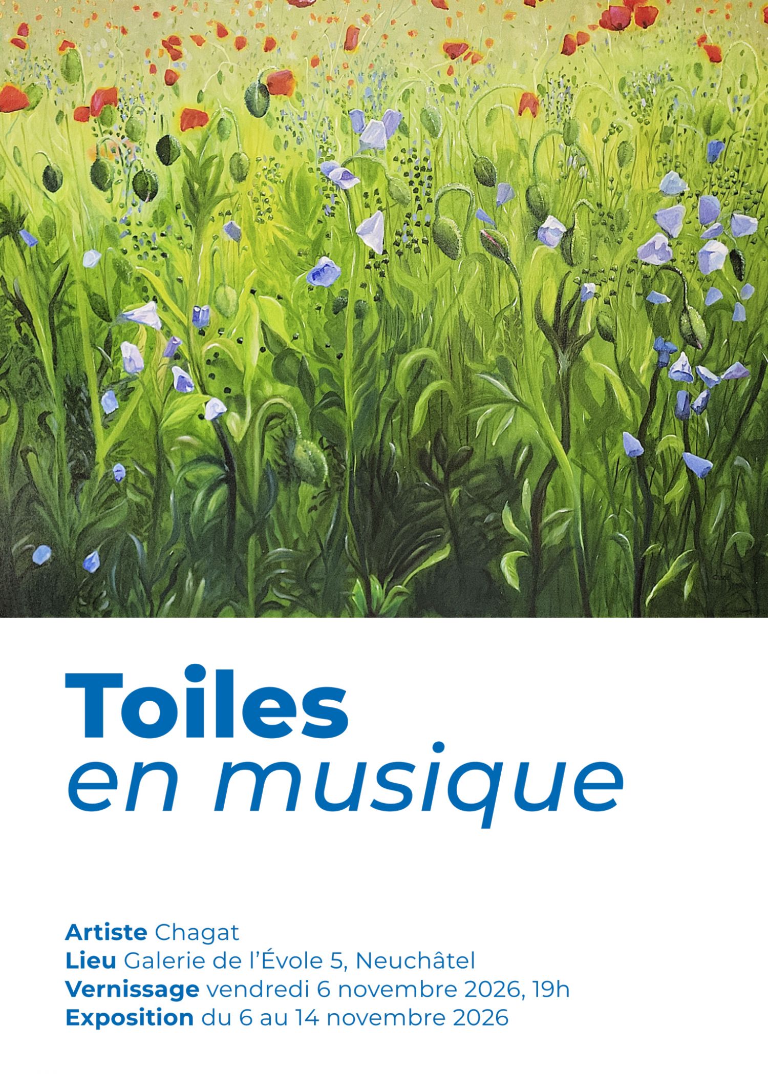 Illustration de l'événement CHAGAT -  impressionnisme et toiles en musique