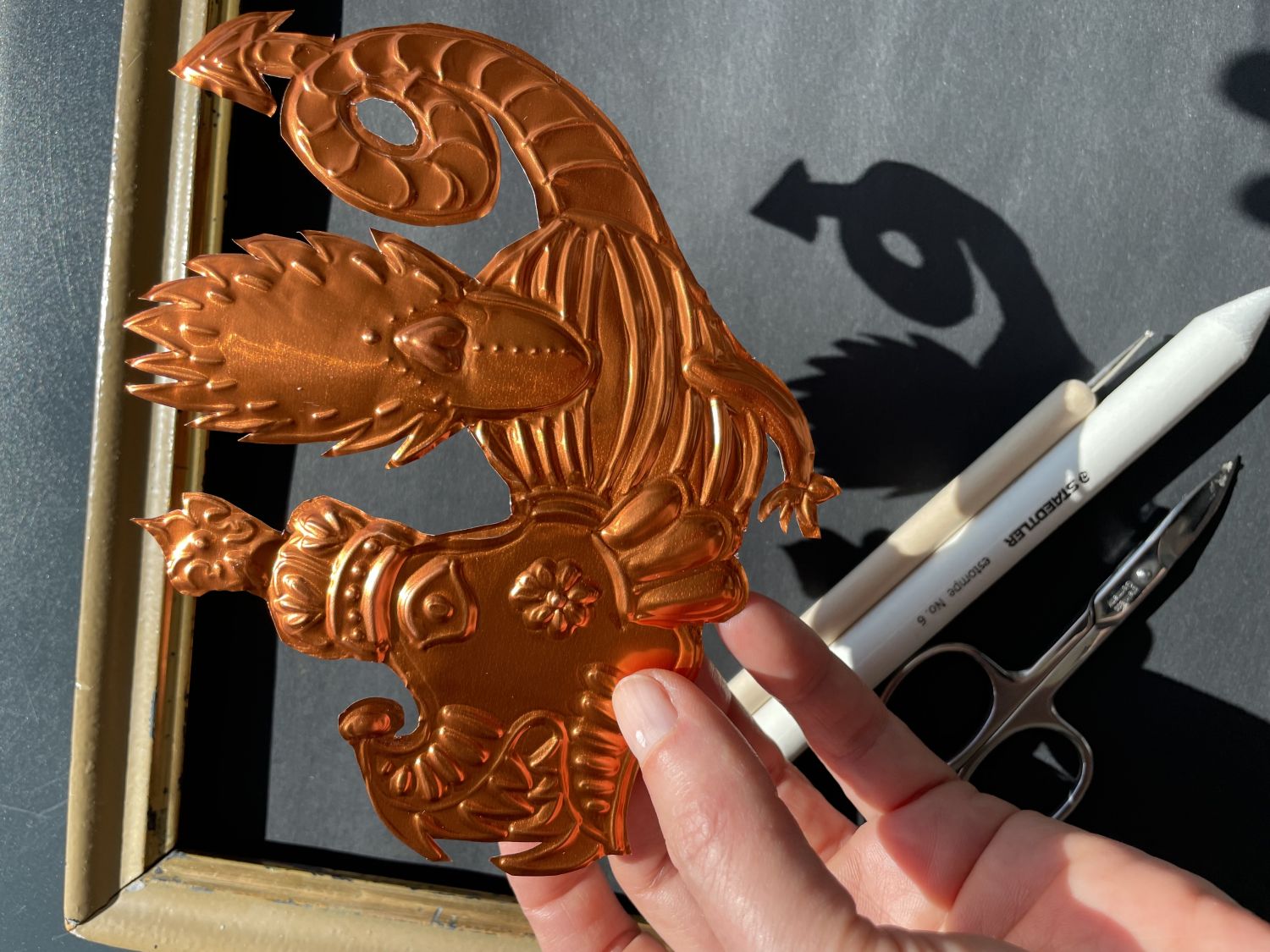 Illustration de l'événement Crée ta gargouille en métal repoussé