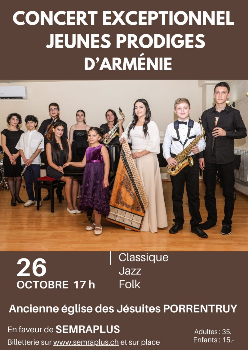 Concert jeunes prodiges arméniens 2026